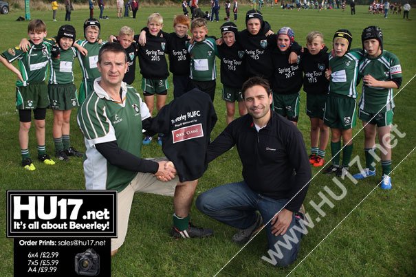 Beverley RUFC Thanks Quick and Clarke For Supporting Junior Rugby